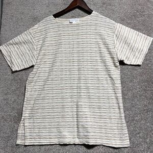 Jessica Robert’s Woman’s Knit Short Sleeve Beige Blouse Size Large